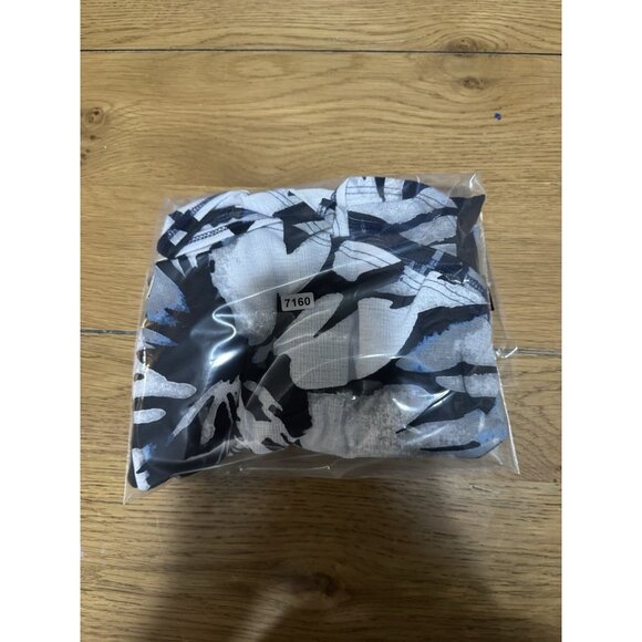 Clara Sun Woo Women Size Large Tunic Top Asymmetrical Floral Stretch Artsy City - Picture 9 of 9